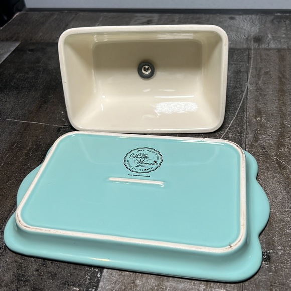 Pioneer Woman Sweet Romance Ceramic Double Stick Butter Dish - Picture 6 of 7